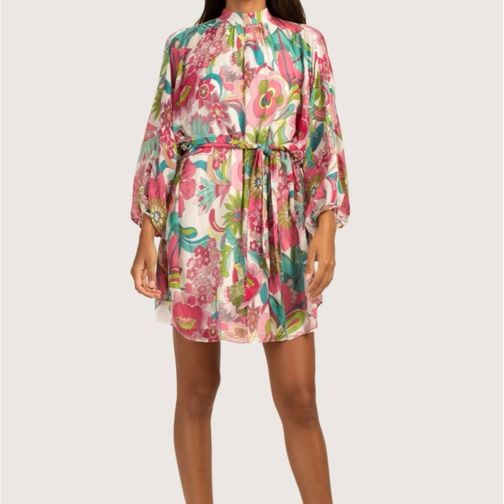 Trina Turk Floral dress - Art dress size small - new with tags